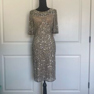 BHLDN Beaded and Sequin‎ Dress